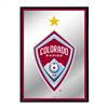 Colorado Rapids: Framed Mirrored Wall Sign