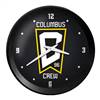 Columbus Crew: Ribbed Frame Wall Clock