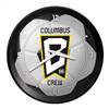 Columbus Crew: Soccer Ball - Ribbed Frame Wall Clock