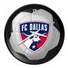 FC Dallas: Soccer Ball - Ribbed Frame Wall Clock