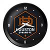 Houston Dynamo: Ribbed Frame Wall Clock