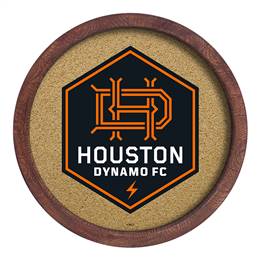 Houston Dynamo: "Faux" Barrel Framed Cork Board  