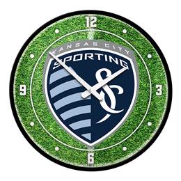 Sporting Kansas City: Pitch - Modern Disc Wall Clock