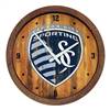 Sporting Kansas City: Weathered "Faux" Barrel Top Clock  