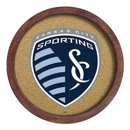 Sporting Kansas City: "Faux" Barrel Framed Cork Board  