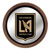 Los Angeles Football Club: Barrel Top Framed Mirror Mirrored Wall Sign