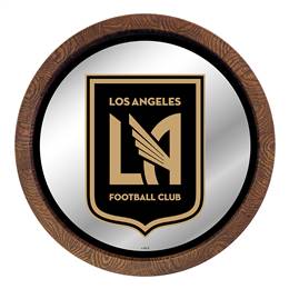 Los Angeles Football Club: Barrel Top Framed Mirror Mirrored Wall Sign