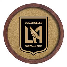 Los Angeles Football Club: "Faux" Barrel Framed Cork Board  