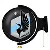 Minnesota United FC: Original Round Rotating Lighted Wall Sign