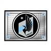 Minnesota United FC: Team Spirit - Framed Mirrored Wall Sign