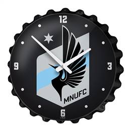 Minnesota United FC: Bottle Cap Wall Clock