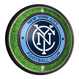 New York City FC: Pitch - Round Slimline Lighted Wall Sign