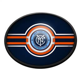 New York City FC: Oval Slimline Lighted Wall Sign