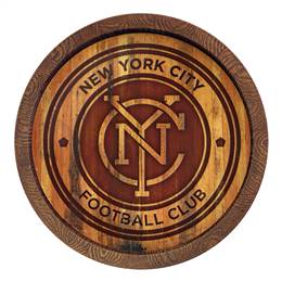 New York City FC: Branded "Faux" Barrel Top Sign  