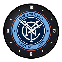 New York City FC: Modern Disc Wall Clock