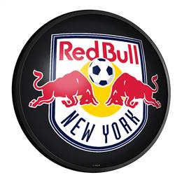 New York Red Bulls: Round Slimline Lighted Wall Sign