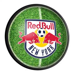 New York Red Bulls: Pitch - Round Slimline Lighted Wall Sign