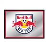 New York Red Bulls: Framed Mirrored Wall Sign