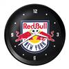 New York Red Bulls: Ribbed Frame Wall Clock