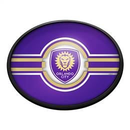 Orlando City: Oval Slimline Lighted Wall Sign