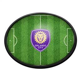 Orlando City: Pitch - Oval Slimline Lighted Wall Sign