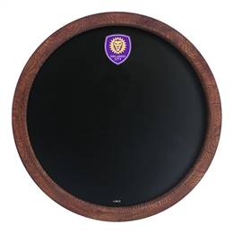 Orlando City: Chalkboard "Faux" Barrel Top Sign  