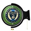 Philadelphia Union: Pitch - Original Round Rotating Lighted Wall Sign