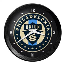 Philadelphia Union: Ribbed Frame Wall Clock