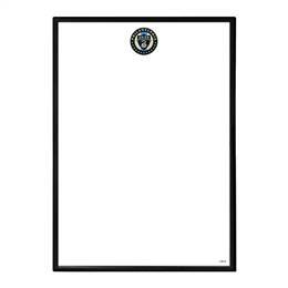 Philadelphia Union: Framed Dry Erase Wall Sign