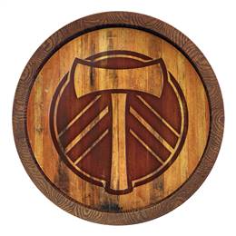 Portland Timbers: Branded "Faux" Barrel Top Sign  