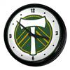 Portland Timbers: Retro Lighted Wall Clock