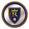 Real Salt Lake: Barrel Top Framed Mirror Mirrored Wall Sign