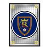 Real Salt Lake: Team Spirit - Framed Mirrored Wall Sign