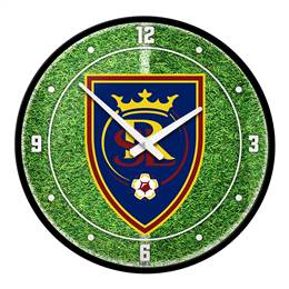 Real Salt Lake: Pitch - Modern Disc Wall Clock