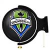 Seattle Sounders: Original Round Rotating Lighted Wall Sign