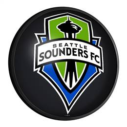 Seattle Sounders: Round Slimline Lighted Wall Sign