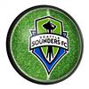 Seattle Sounders: Pitch - Round Slimline Lighted Wall Sign