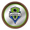 Seattle Sounders: Barrel Top Framed Mirror Mirrored Wall Sign