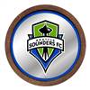 Seattle Sounders: Barrel Top Framed Mirror Mirrored Wall Sign