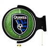 San Jose Earthquakes: Pitch - Original Round Rotating Lighted Wall Sign  