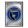 San Jose Earthquakes: Team Spirit - Framed Mirrored Wall Sign