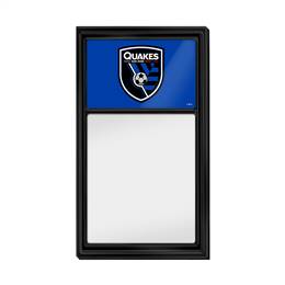 San Jose Earthquakes: Dry Erase Note Board