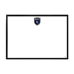 San Jose Earthquakes: Framed Dry Erase Wall Sign