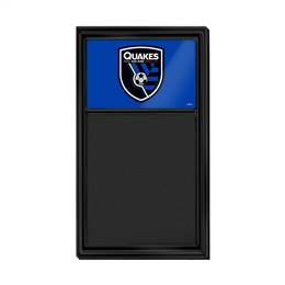 San Jose Earthquakes: Chalk Note Board