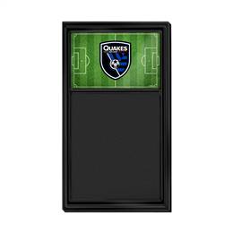 San Jose Earthquakes: Pitch - Chalk Note Board