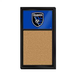 San Jose Earthquakes: Cork Note Board