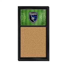 San Jose Earthquakes: Pitch - Cork Note Board