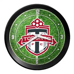 Toronto FC: Pitch - Ribbed Frame Wall Clock