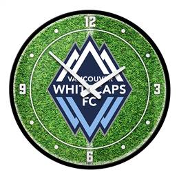 Vancouver Whitecaps FC: Pitch - Modern Disc Wall Clock