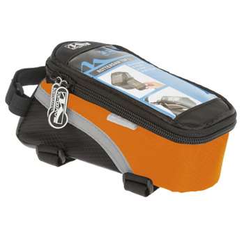 M-Wave Bike Bicycle Rotterdam Smartphone Top Tube Bag in Orange